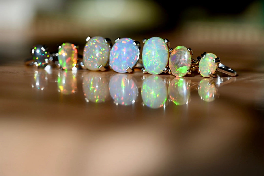 Opal Rings in Gold