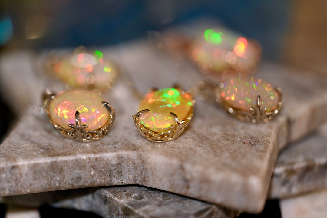Opal Pendants in Gold - OpalOra Jewelry
