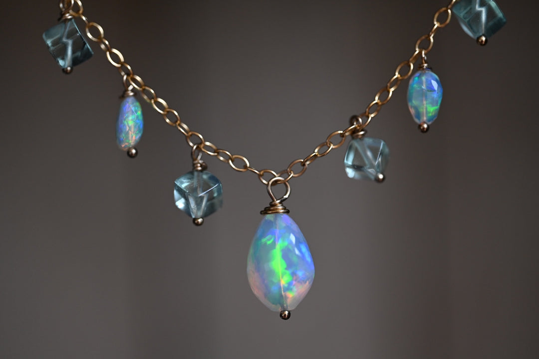 Glowing Opal Necklace