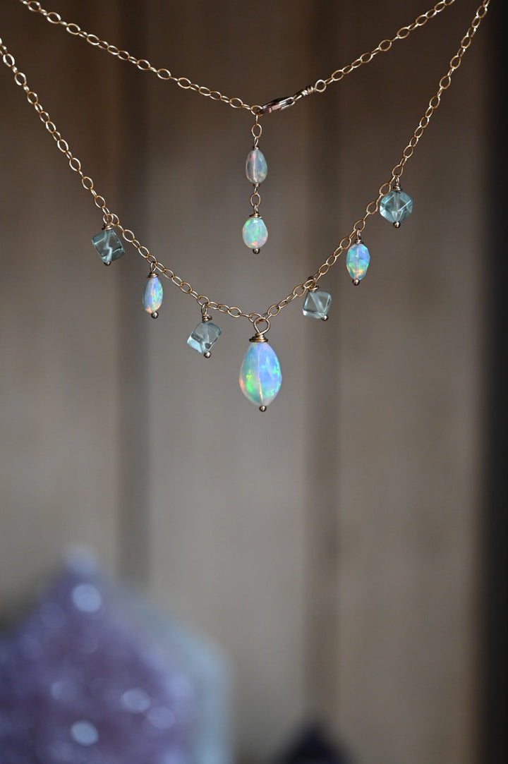 Glowing Opal Necklace