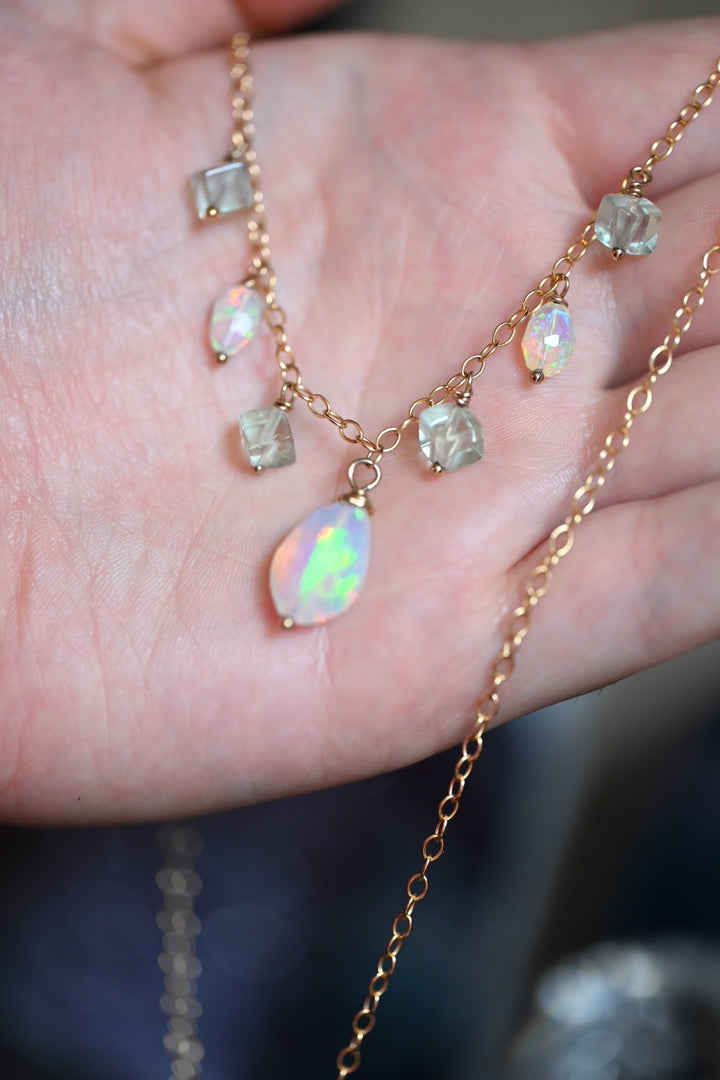 Glowing Opal Necklace