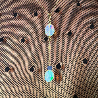 Rare Hologram opal. Rare opal with pink and purple honeycomb. Rare natural genuine opal jewelry. Tanzanite and opal. Opal in 14k solid yellow gold. Opalora jewelry 