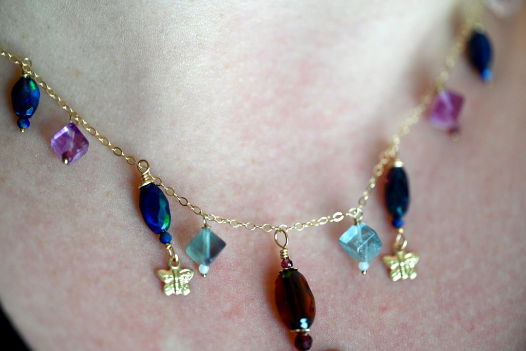 Butterfly Necklace - OpalOra Jewelry