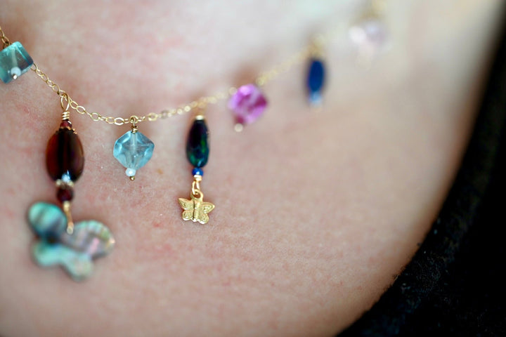 Butterfly Necklace - OpalOra Jewelry