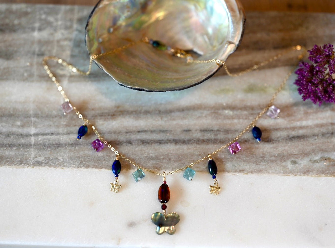 Butterfly Necklace - OpalOra Jewelry