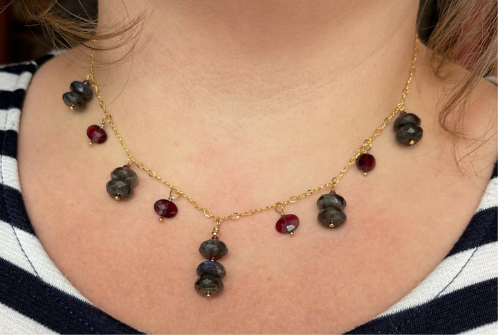 Dark and Stormy Necklace - OpalOra Jewelry