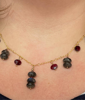 Dark and Stormy Necklace - OpalOra Jewelry