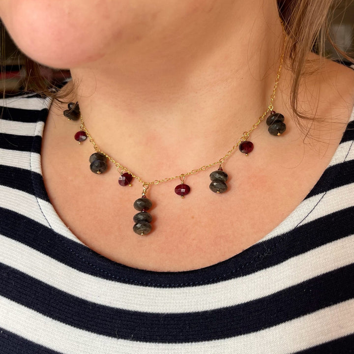 Dark and Stormy Necklace - OpalOra Jewelry