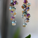 Dreamtime Opal and Fluorite Earrings - OpalOra Jewelry