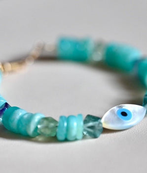 Evil Eye Bracelet - OpalOra Jewelry