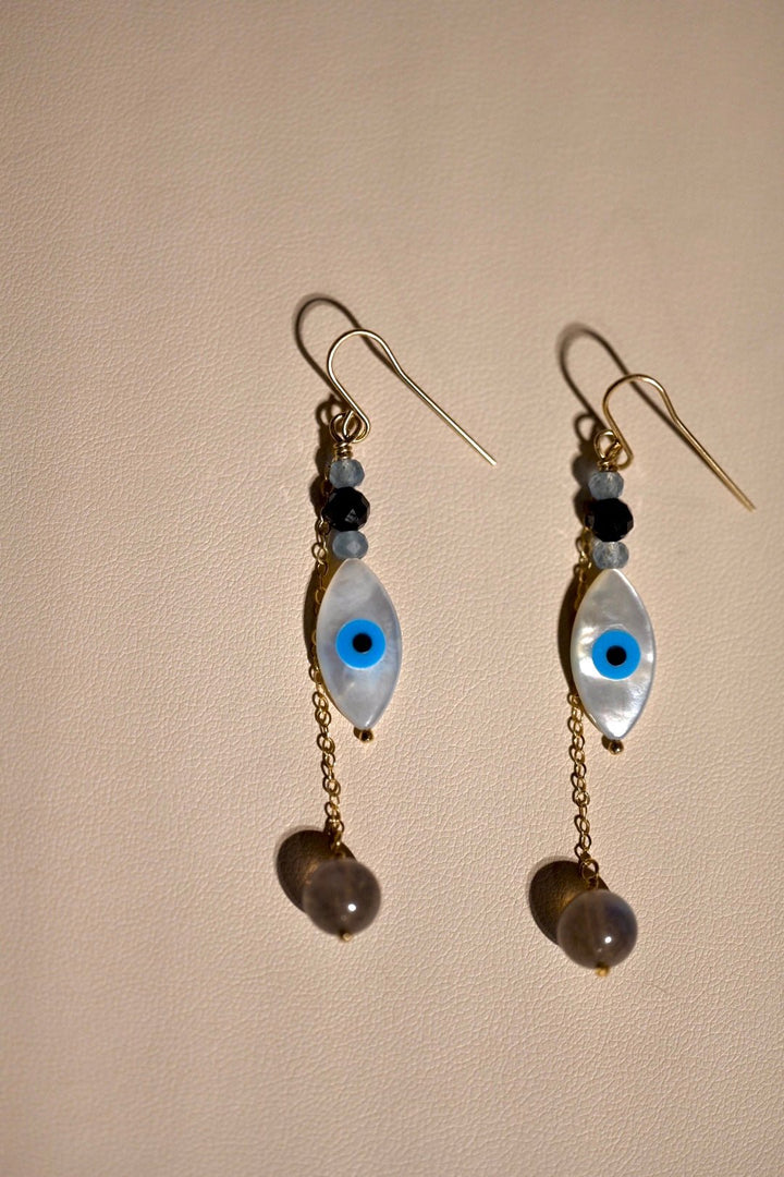 Evil Eye Earrings - OpalOra Jewelry