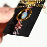Fuchsia Infinity Opal Pendant - OpalOra Jewelry