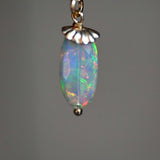Glowing Petite Opal Pendant - OpalOra Jewelry