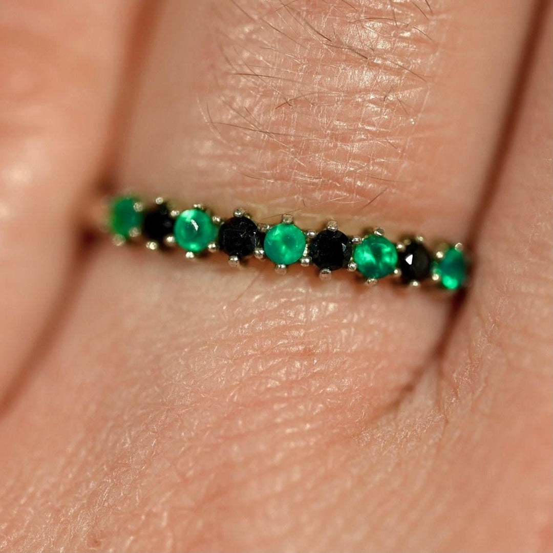 Green Glamour Ring - OpalOra Jewelry