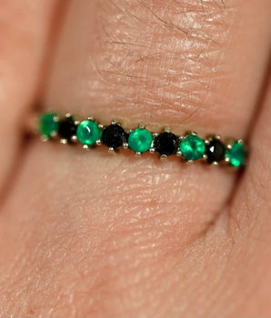 Green Glamour Ring - OpalOra Jewelry