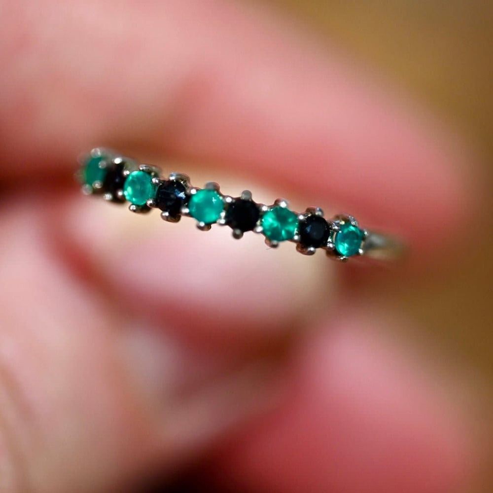 Green Glamour Ring - OpalOra Jewelry