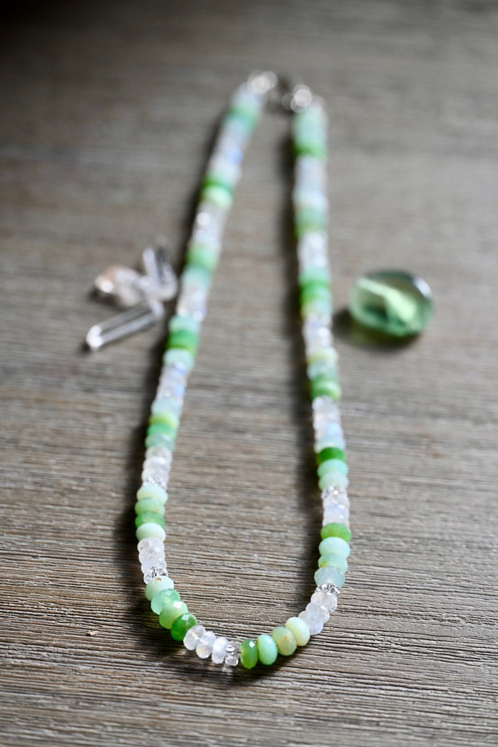 Green Goddess Necklace - OpalOra Jewelry