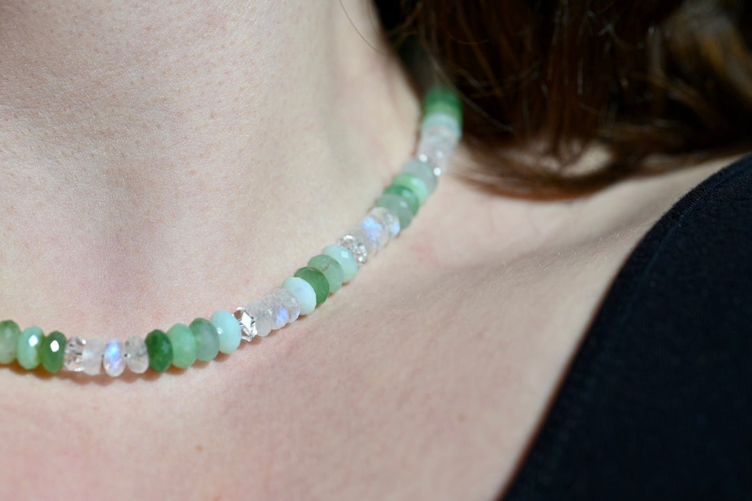 Green Goddess Necklace - OpalOra Jewelry