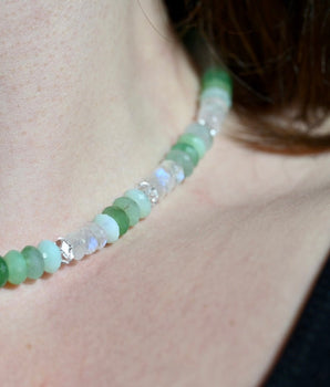 Green Goddess Necklace - OpalOra Jewelry