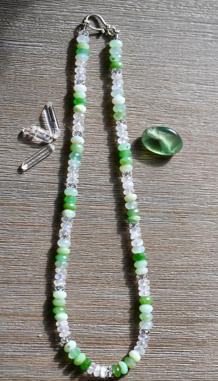 Green Goddess Necklace - OpalOra Jewelry