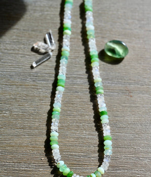 Green Goddess Necklace - OpalOra Jewelry