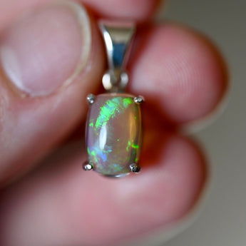 Green Leaves Opal Pendant - OpalOra Jewelry