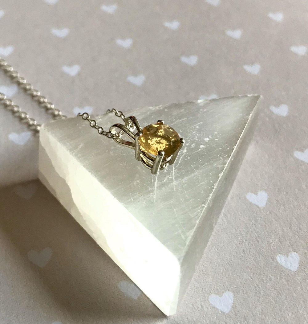 Yellow Brazilian Opal Pendant.