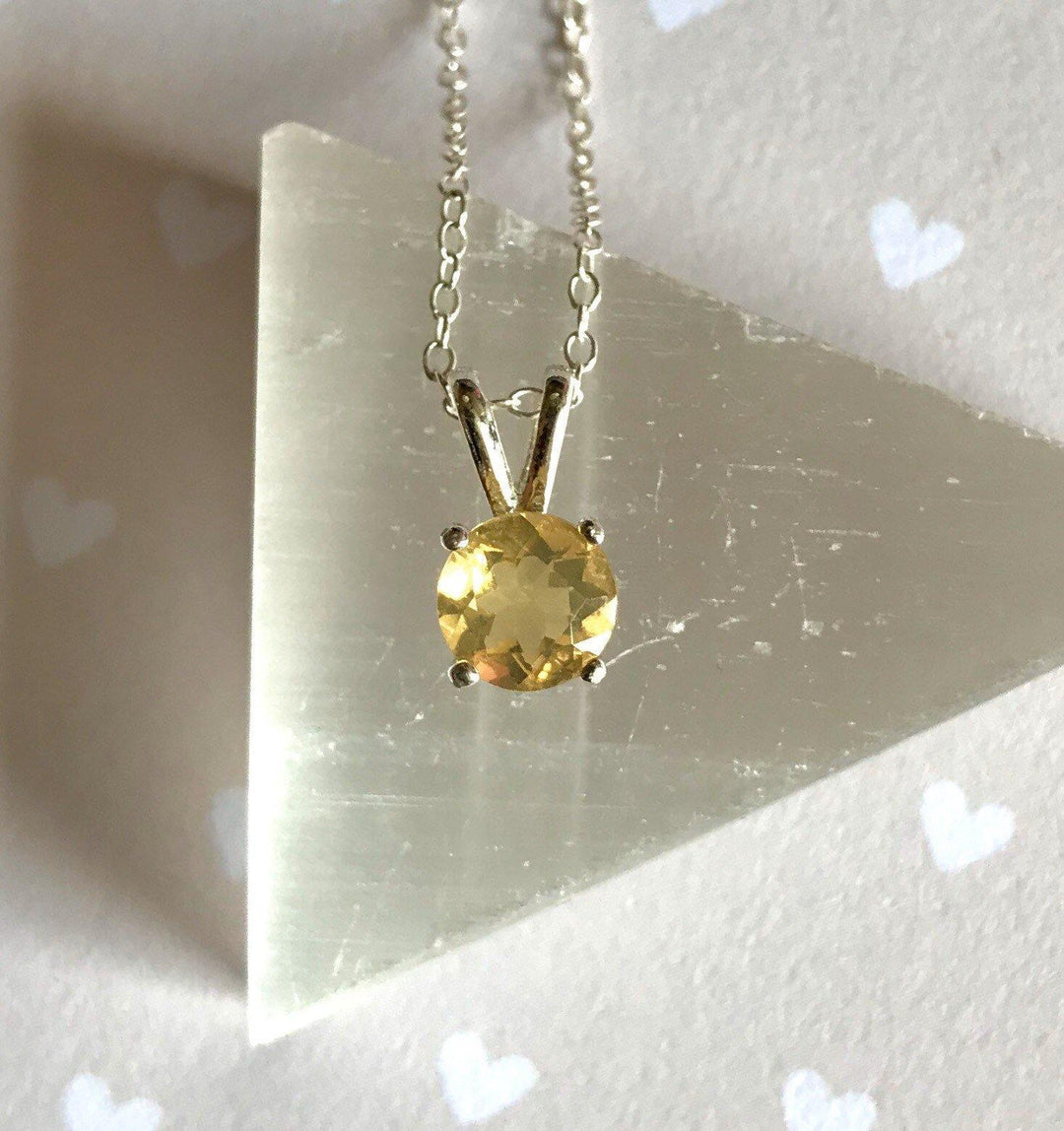 Yellow Brazilian Opal Pendant.