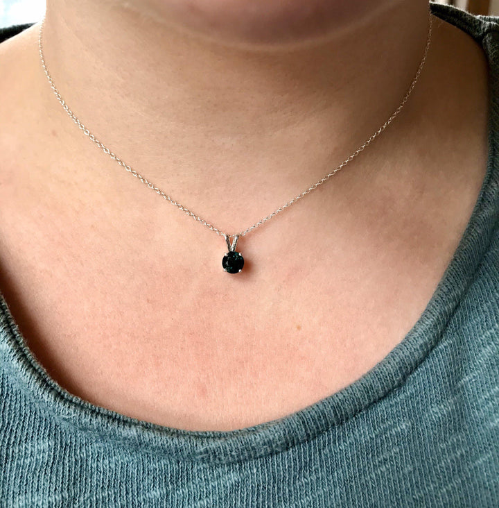 Peacock Tourmaline Pendant.