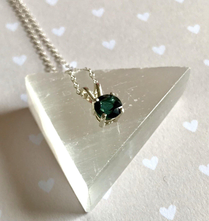Peacock Tourmaline Pendant.