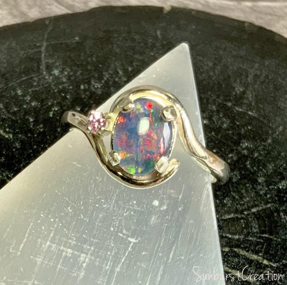 Shine On Australian Opal Ring.