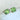 Mojito Mint Chrysoprase Round Stud Earrings.