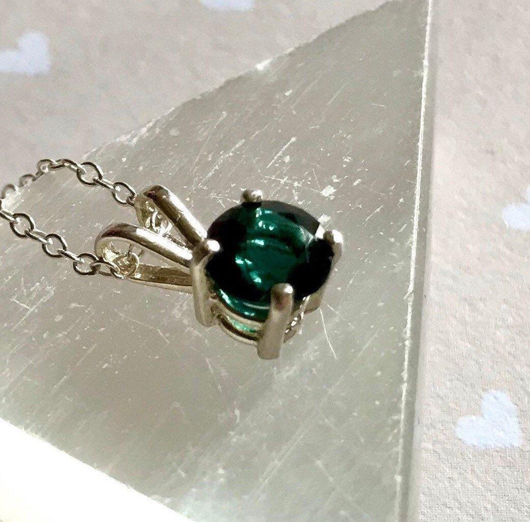 Peacock Tourmaline Pendant.