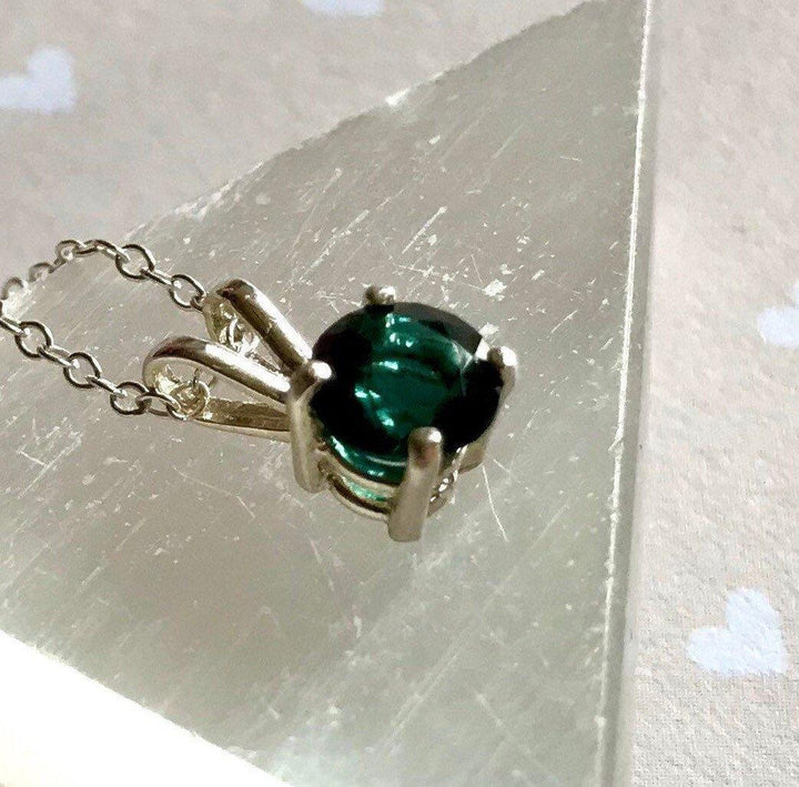 Peacock Tourmaline Pendant.