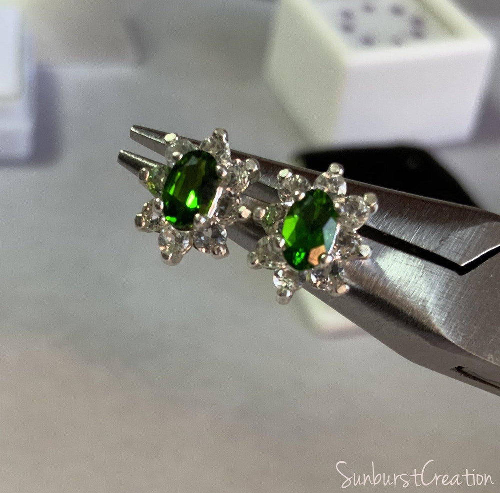 Through The Trees Sunburst Earrings.