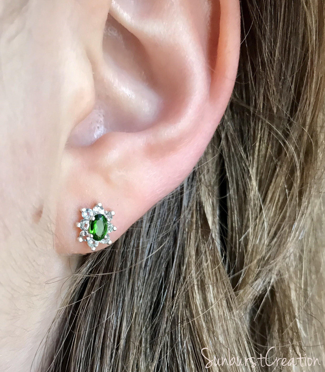 Through The Trees Sunburst Earrings.