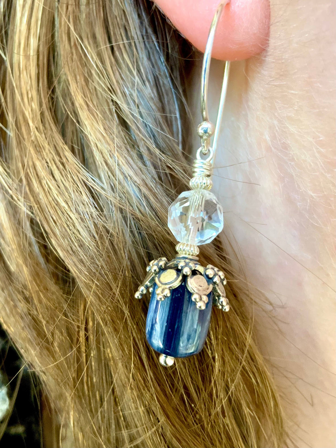 Blue Morpho Earrings.