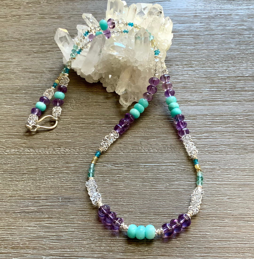 Lilac Perfume Necklace.