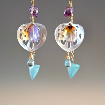 In The Clouds Earrings - OpalOra Jewelry