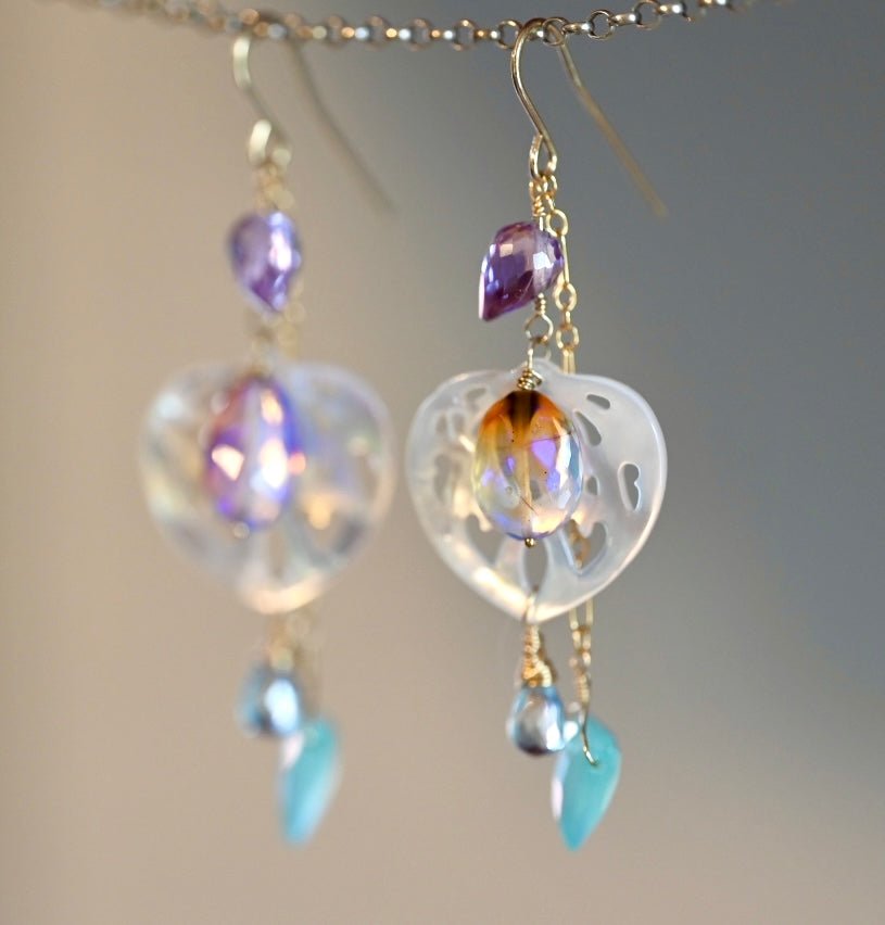 In The Clouds Earrings - OpalOra Jewelry