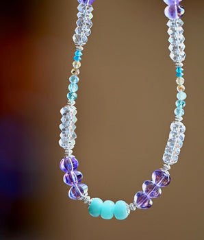 Lilac Perfume Necklace - OpalOra Jewelry