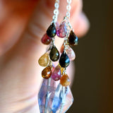 Plum Tree Dangle Earrings - OpalOra Jewelry