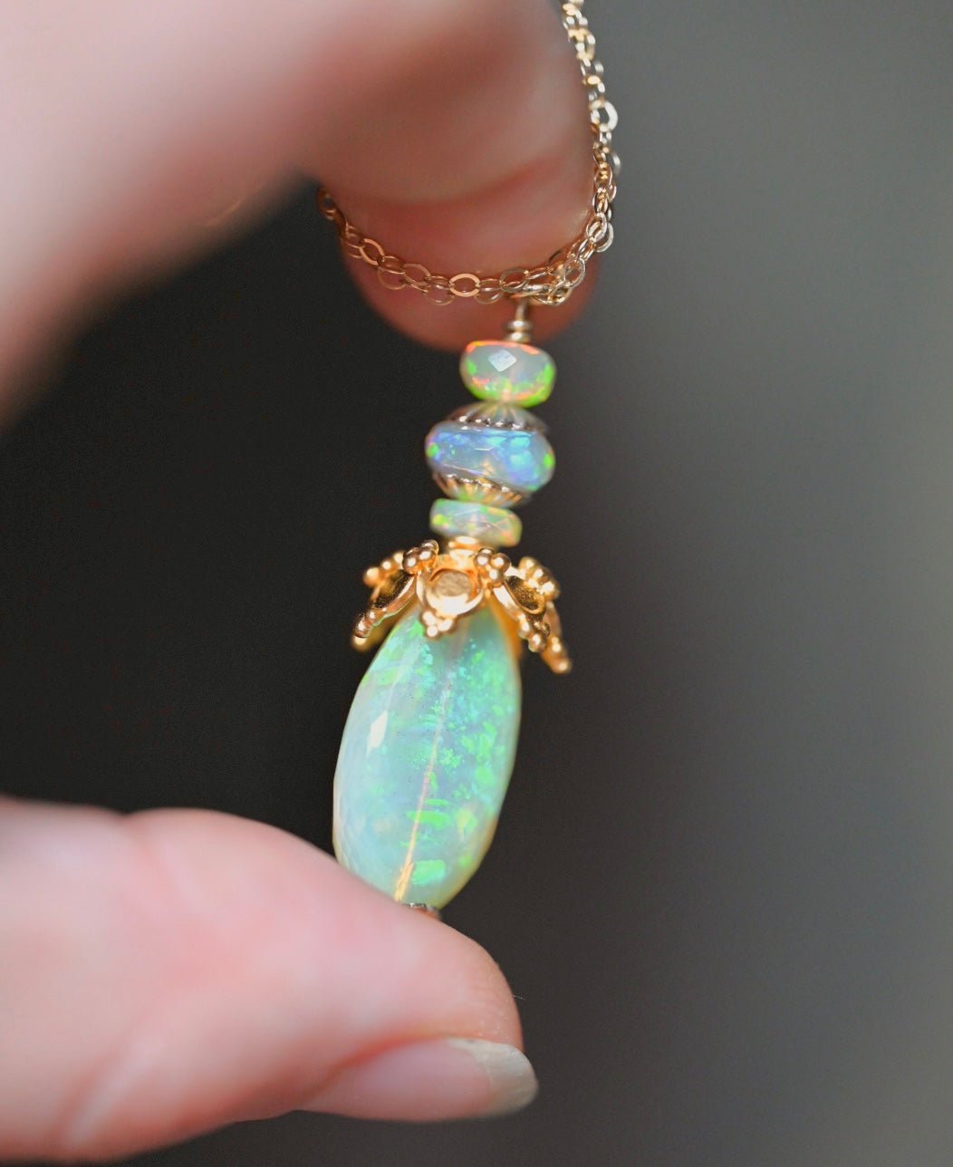 Starlight Talisman Opal Pendant - OpalOra Jewelry