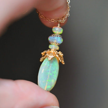 Starlight Talisman Opal Pendant - OpalOra Jewelry