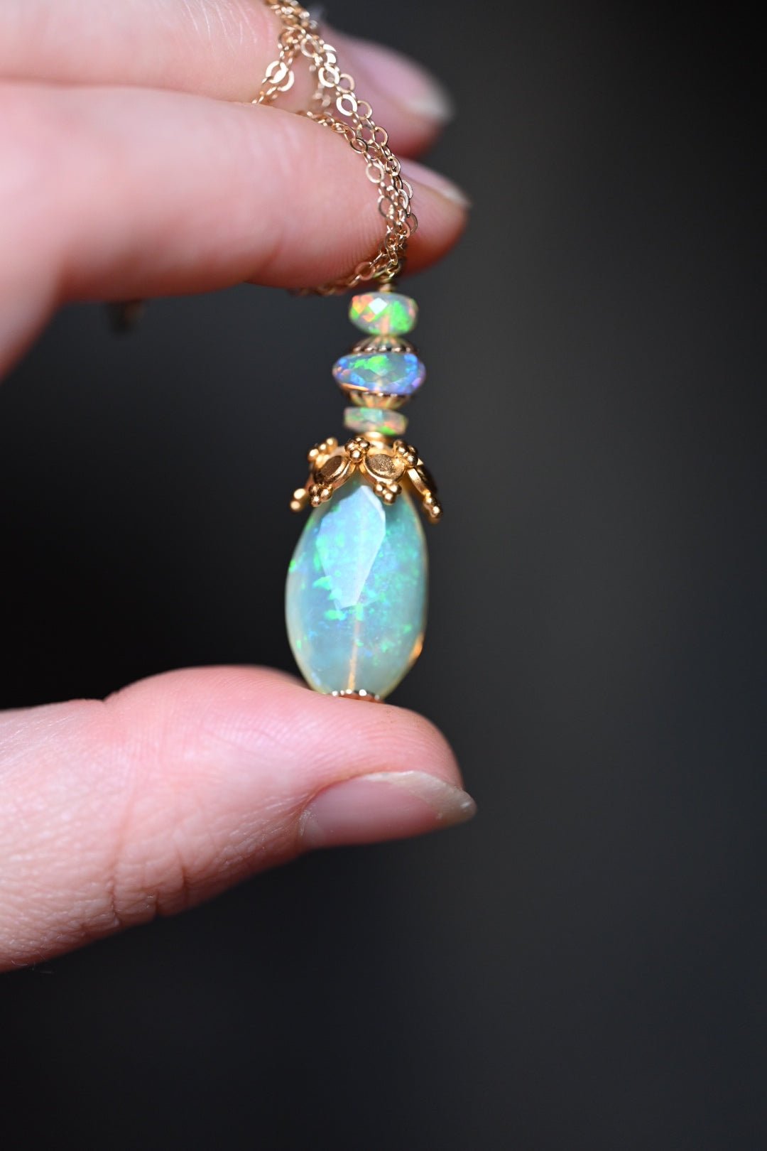 Starlight Talisman Opal Pendant - OpalOra Jewelry