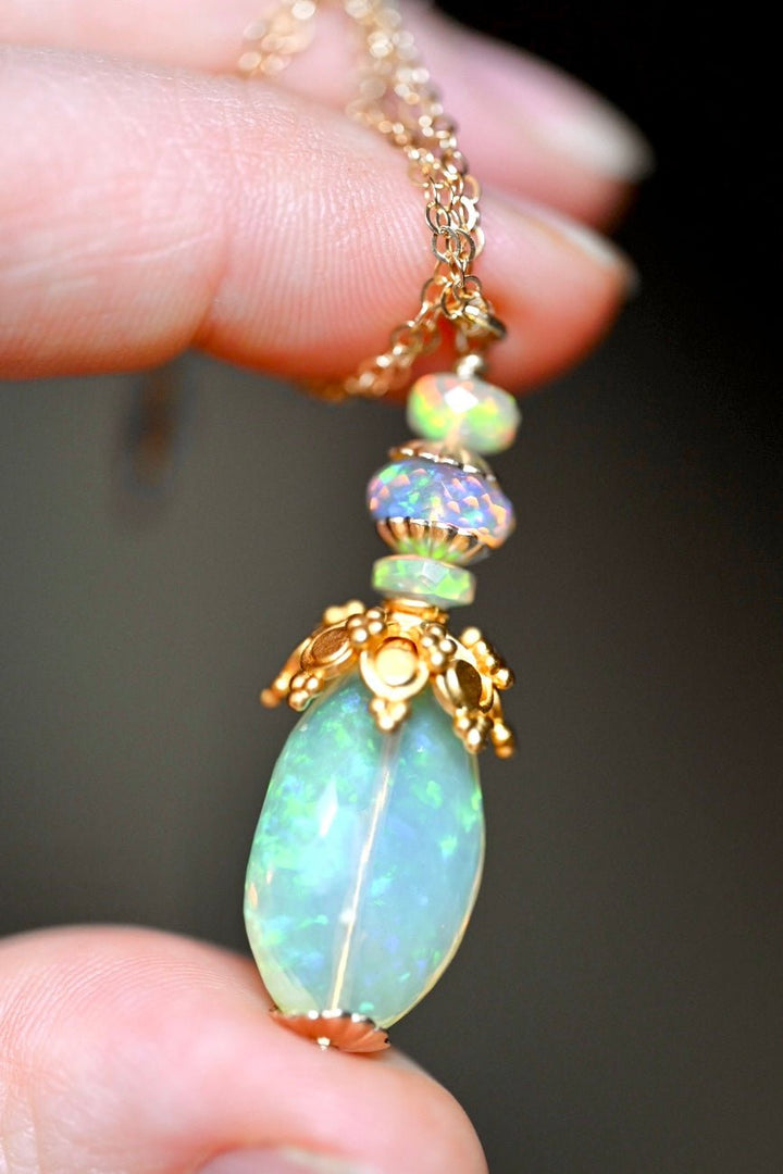 Starlight Talisman Opal Pendant - OpalOra Jewelry