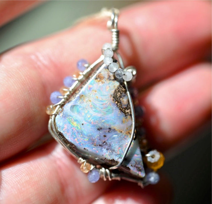 The Amazon River Pendant - Sunburst Creation Jewelry