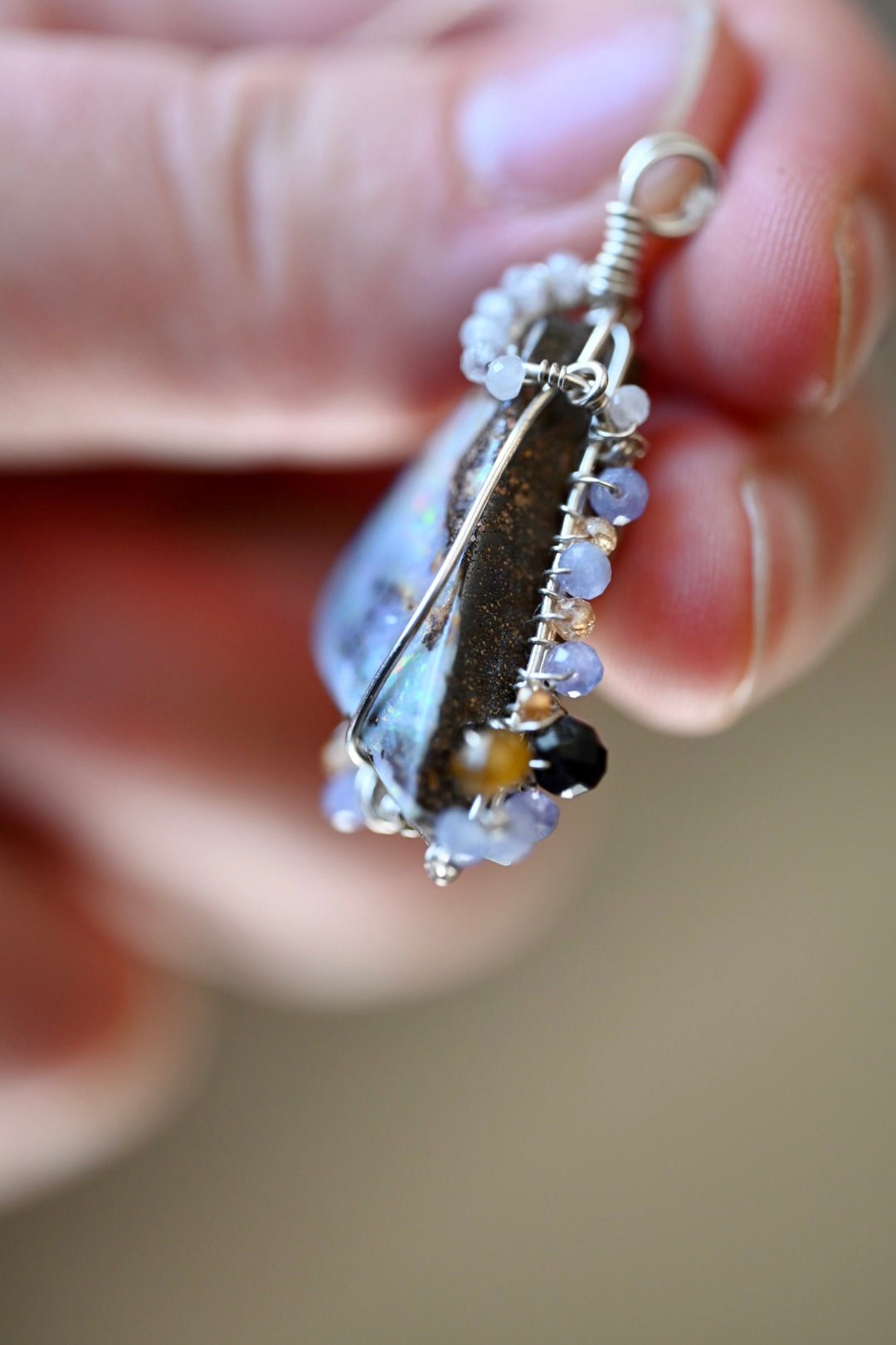 The Amazon River Pendant - Sunburst Creation Jewelry