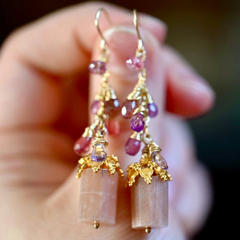 The Orchid Earrings - OpalOra Jewelry