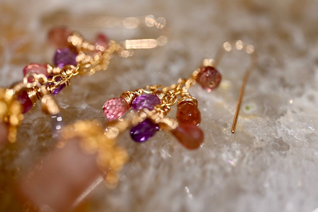 The Orchid Earrings - OpalOra Jewelry